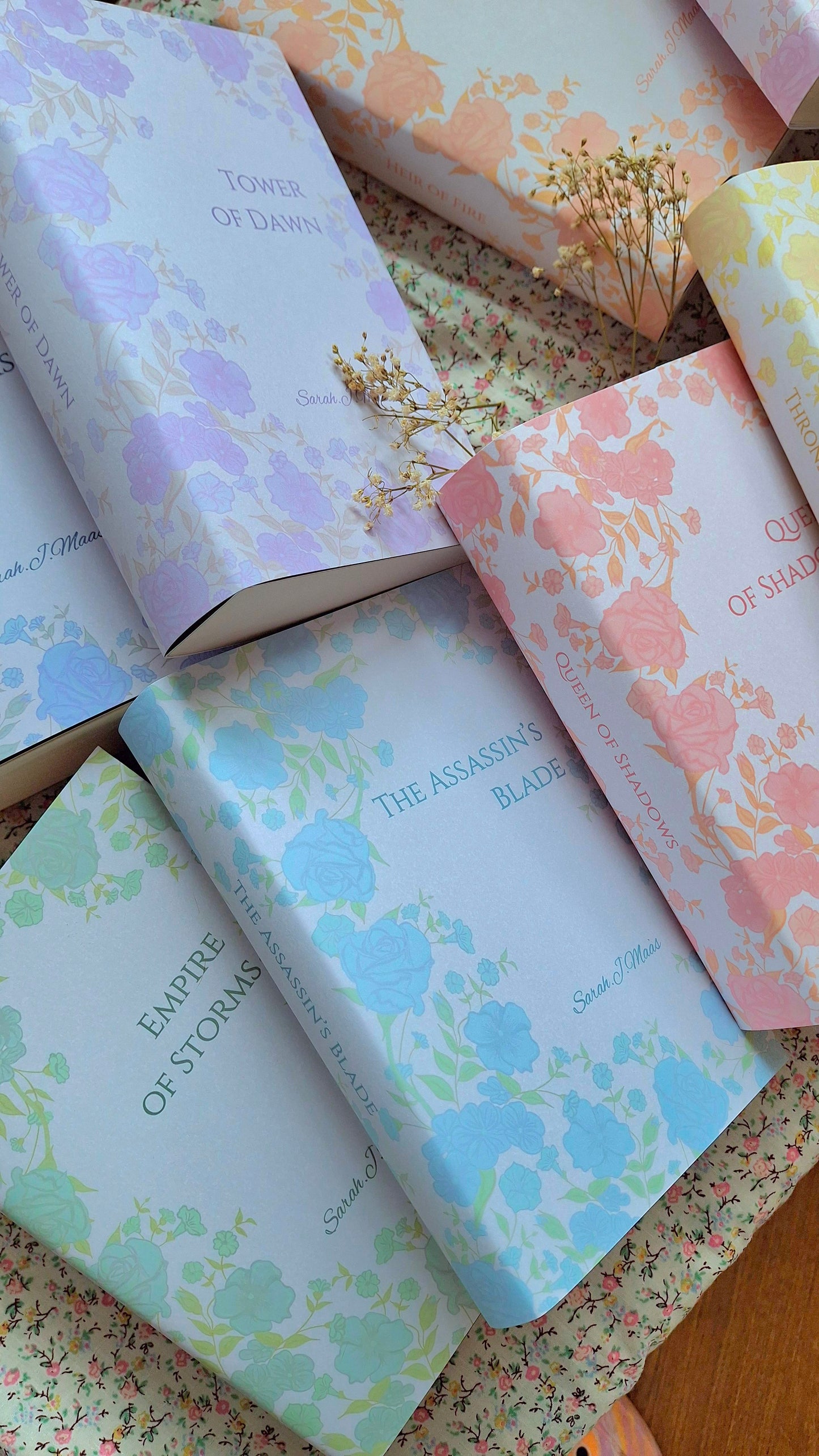 Digital Download. TOG Floral Dust Jackets. Print at Home.