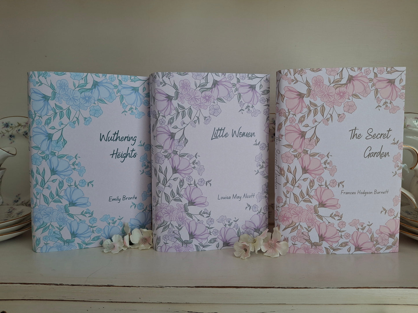 Digital Stunning Flower Decorative Dust Jackets. Editable in Canva. 10 colours