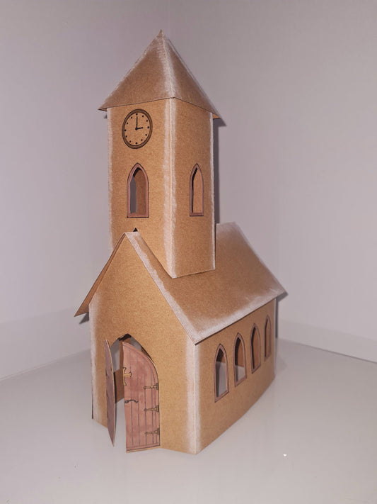 Make your Own Kraft Card Church