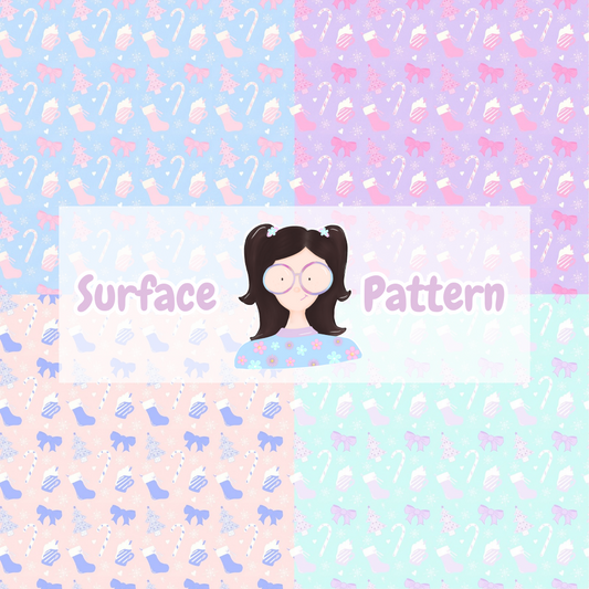 Pastel Christmas Pattern