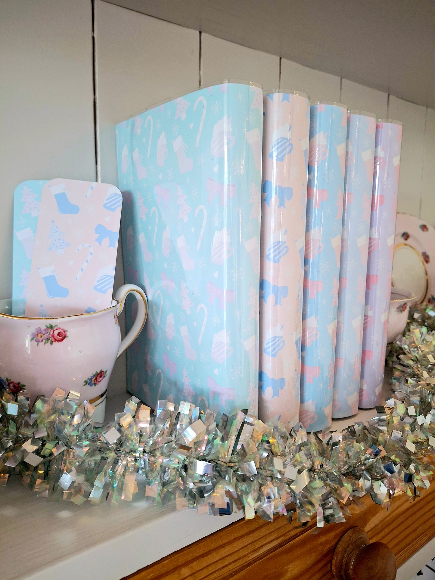 Cute Christmas Protective Interchangeable Book Covers. Romance.