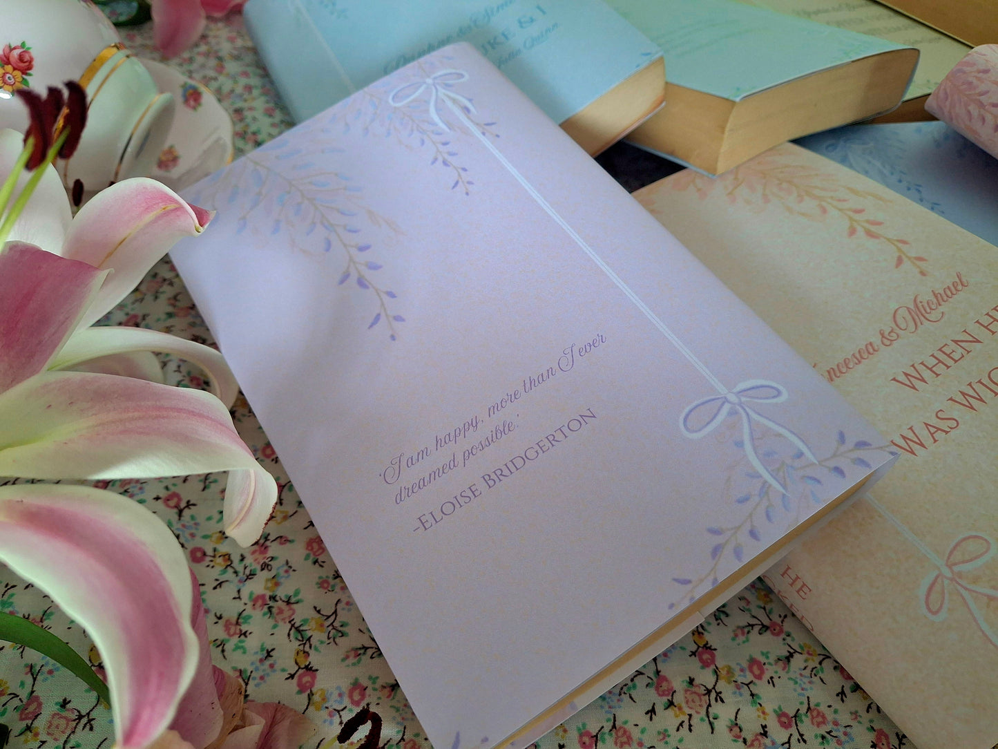 Bridgerton DIGITAL UNIVERSAL Book Dust Jackets