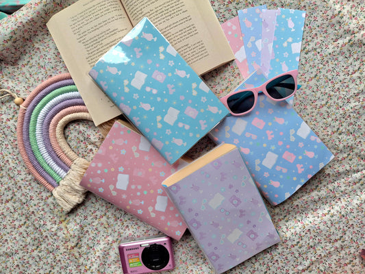 Cute Pastel Summer Protective Interchangeable Book Covers.