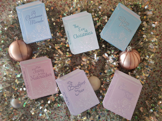 Mini Christmas Book Decorations