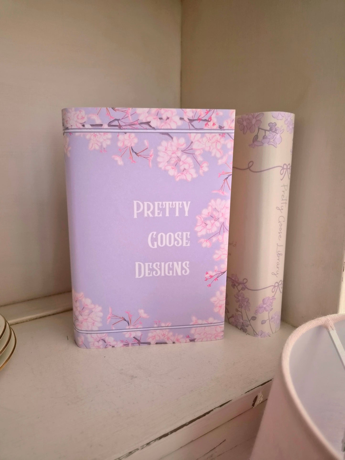Personalised Bookshelf Decor Book Cover.