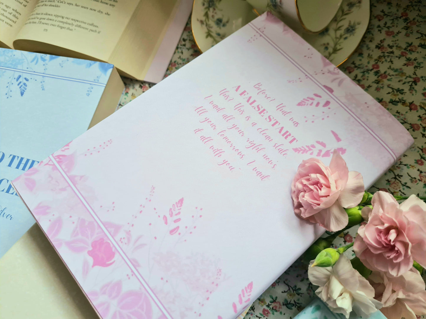 Custom Rainbow Floral Spray Dust Jackets, you choose your Titles and Colours.