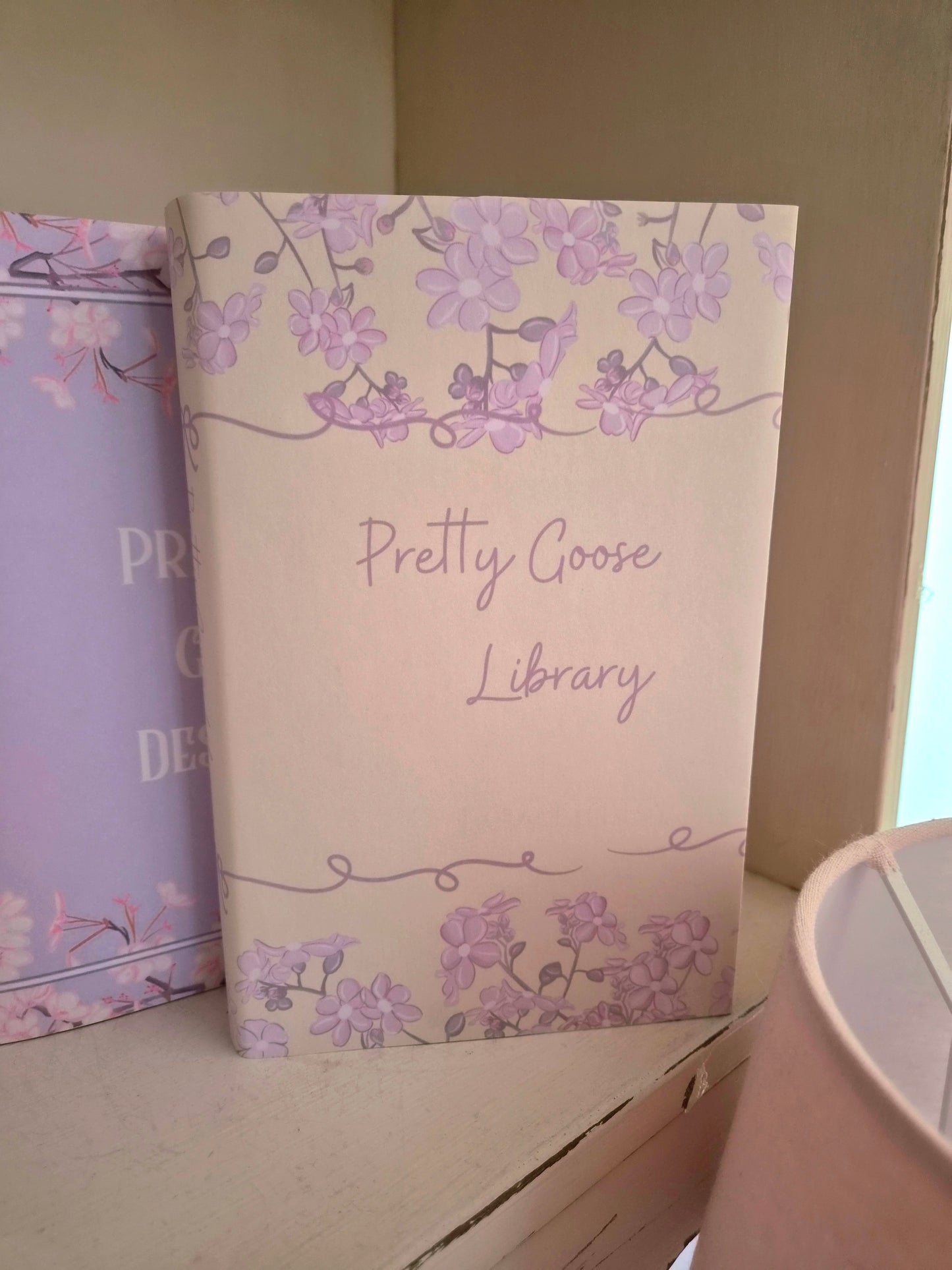 Personalised Bookshelf Decor Book Cover.