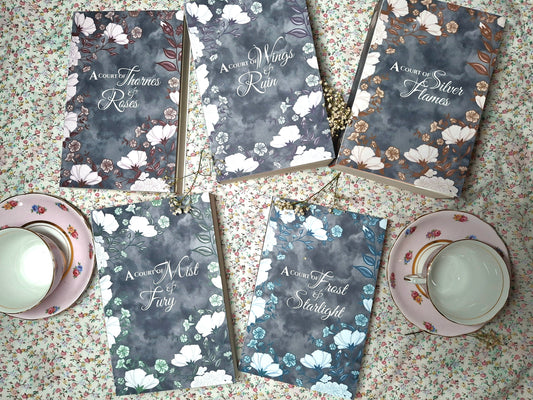 Dark Acotar Book Dust Jackets and Bookmarks