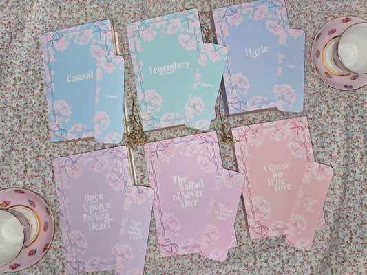 Once Upon a Time Dust Covers and Bookmarks