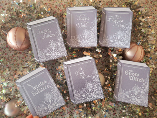 Mini Fantasy Christmas Book Decorations