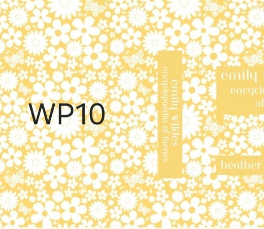 Custom Book Dust Jacket Covers. Pretty Floral Pattern, rainbow colours. Choose your title and colours.